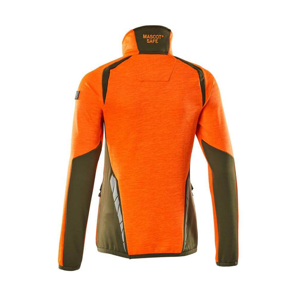 Mascot ACCELERATE SAFE 19353 Women's Hi-Vis Fleece Jumper with Half-Zip
