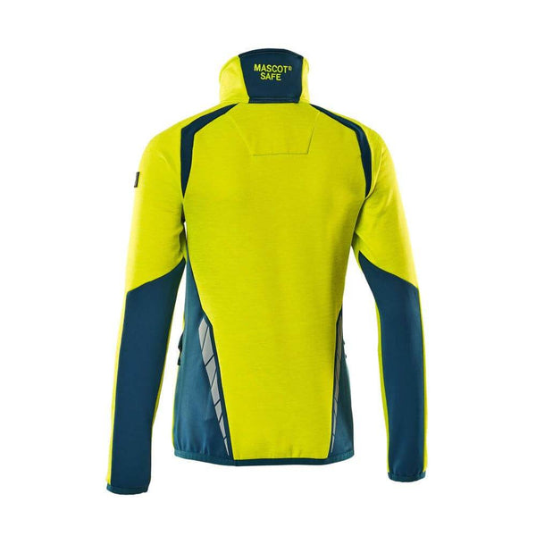 Mascot ACCELERATE SAFE 19353 Women's Hi-Vis Fleece Jumper with Half-Zip
