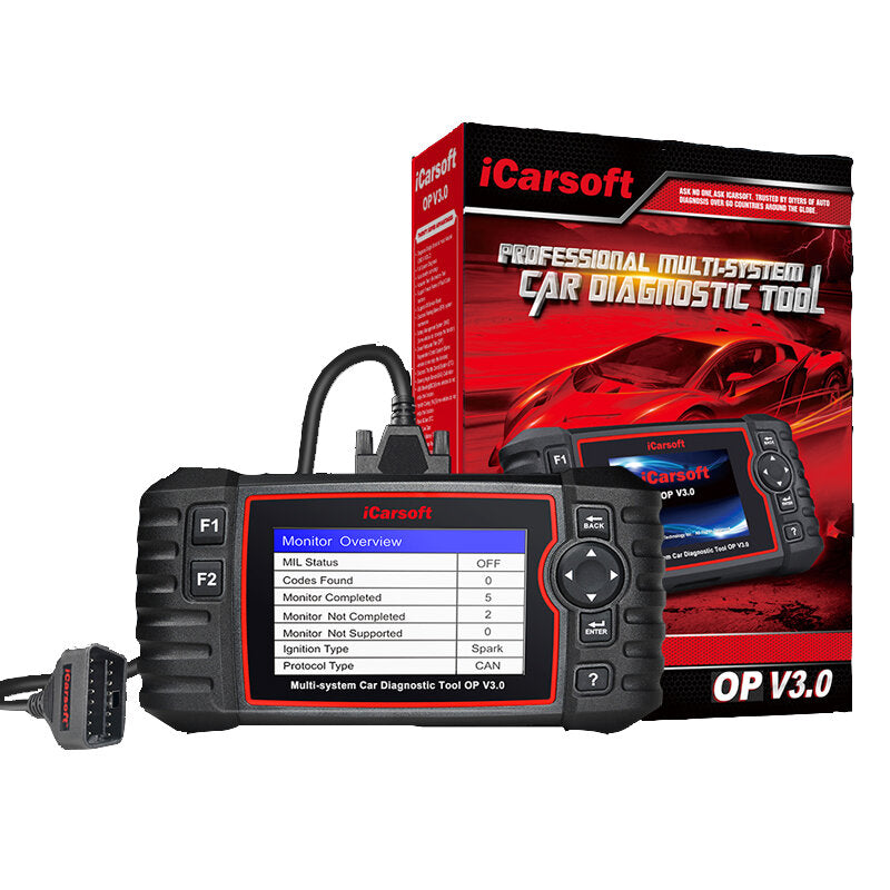 iCarsoft OP V3.0 4" TFT Opel / Vauxhall OBDII Pro Diagnostic Scan Tool Fault Code Reader