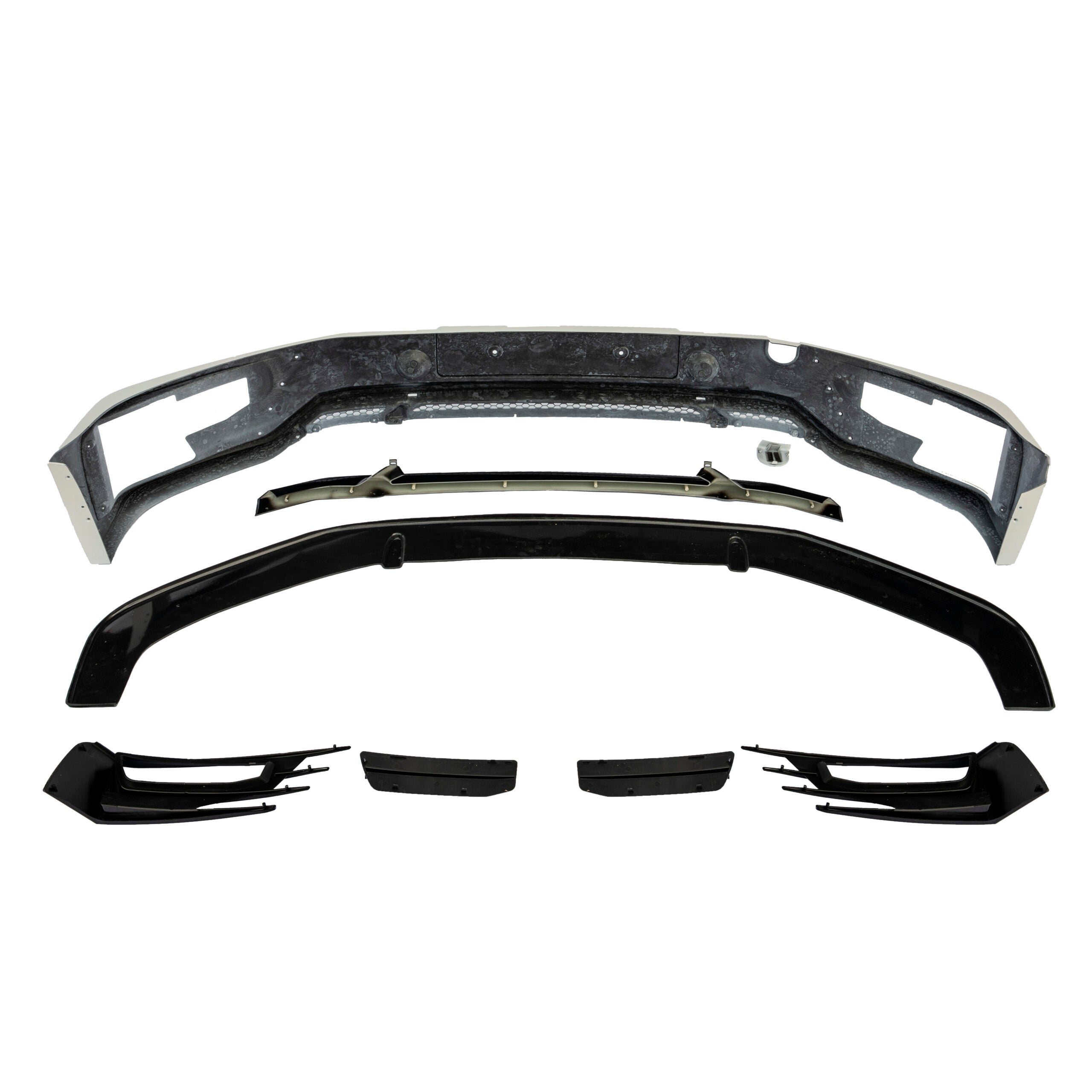 For VW T5.1 Transporter Front Sportline Spoiler + Splitter T5-X Styling (B-Grade) Painted and ready to fit in 3 colour options