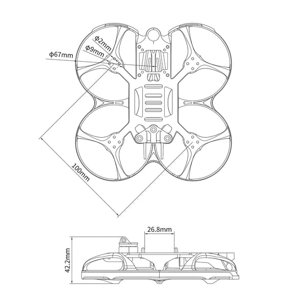 BetaFPV Beta95X V3 Whoop Frame
