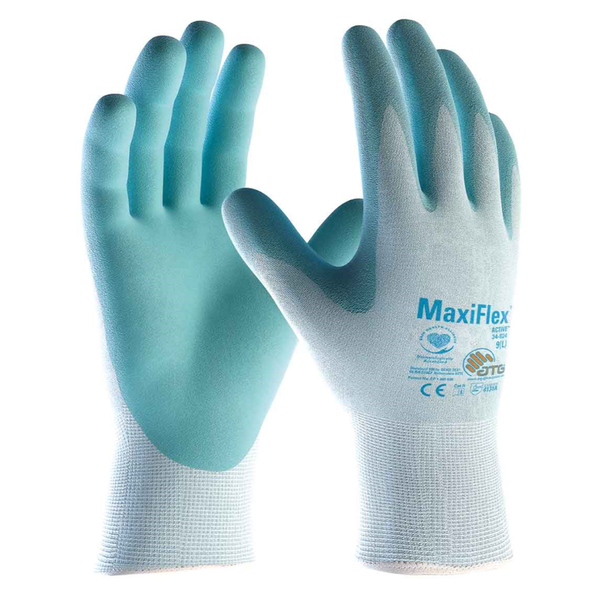 ATG MaxiFlex Active 34-824 Breathable Palm Coated Gloves (12 Pack)