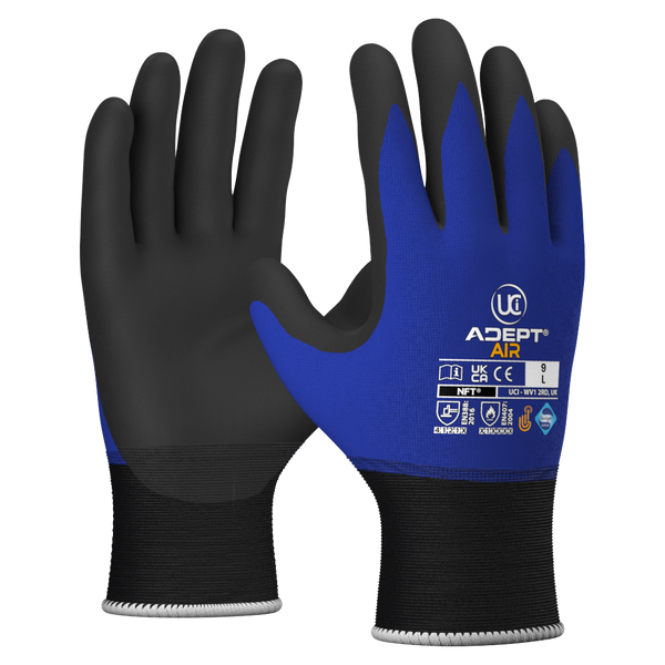 Adept Air NFT Palm Coated Gloves (10 Pack)