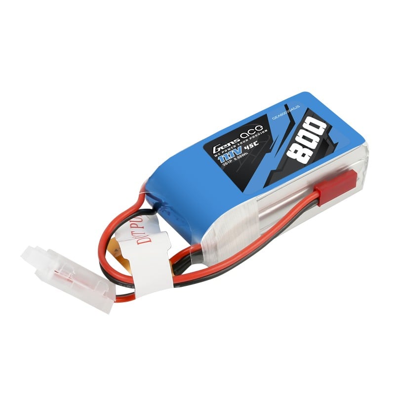 Gens ace G-Tech 800mAh 11.1V 45C 3S1P Lipo Battery Pack