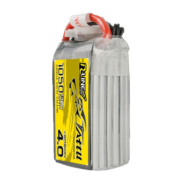 Tattu R-Line Version 4.0 1050mAh 22.2V 130C 6S1P Lipo Battery Pack (XT60)