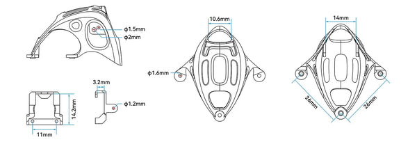 BetaFPV Micro Canopy Lite (6 Pack)