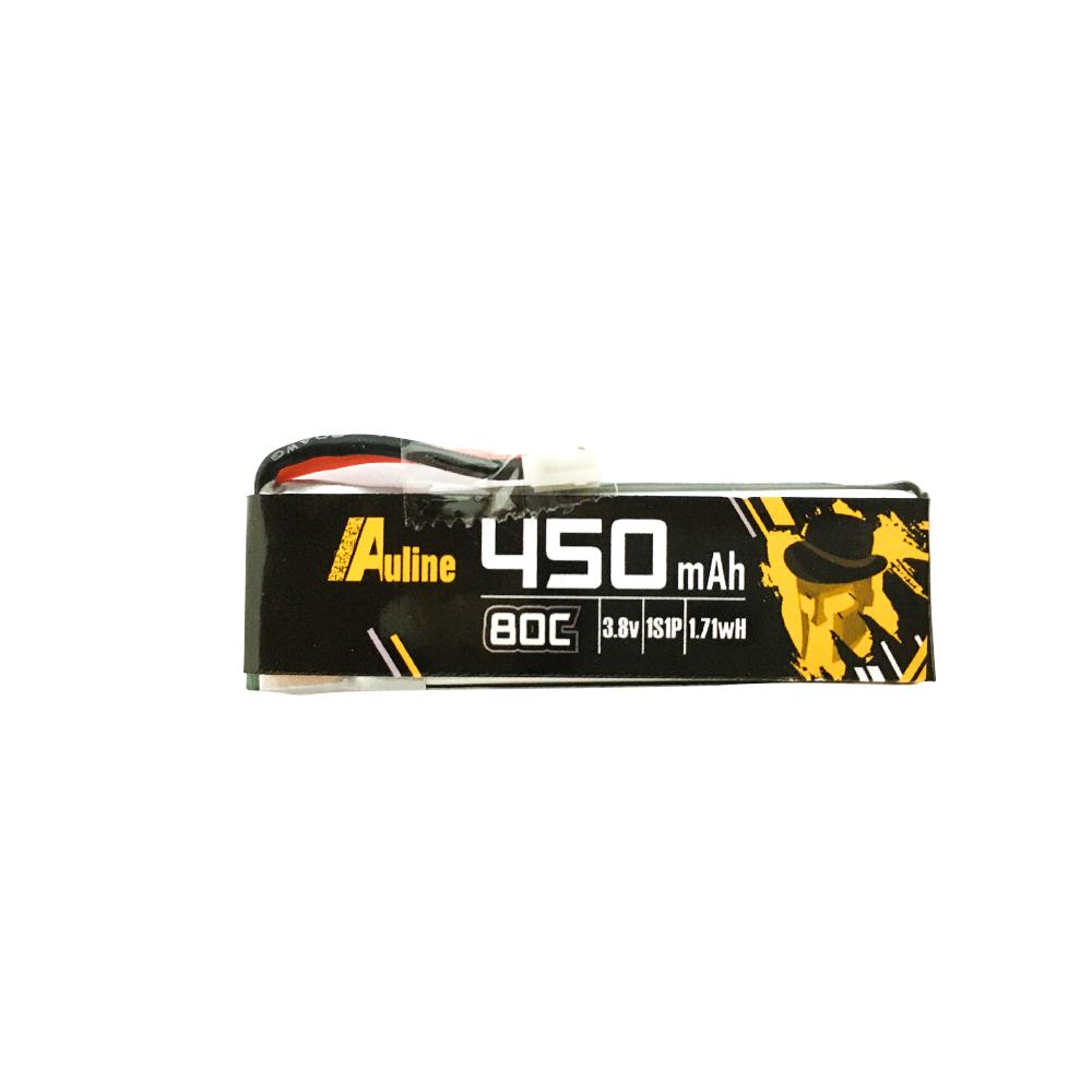 AuLine 450mAh 1S 3.8V HV 80C PH2.0 Lipo Battery (4 pack)
