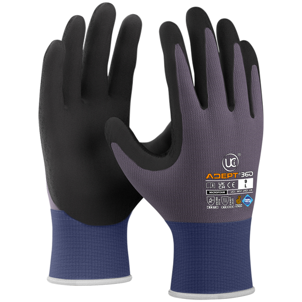 Adept 360 Microfoam Palm Gloves (10 Pack)
