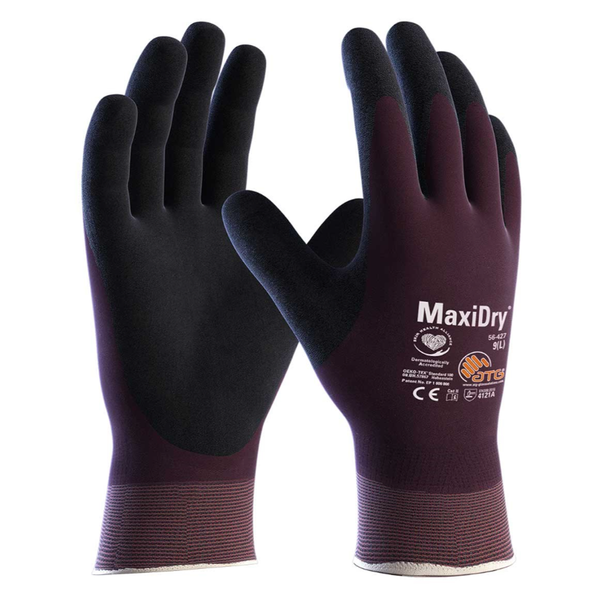 ATG MaxiDry 56-427 Fully Coated Liquid Proof Gloves (12 Pack)