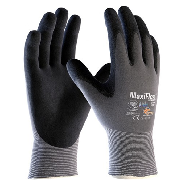 ATG MaxiFlex Ultimate 42-874 Breathable Palm Coated Gloves (12 Pack)