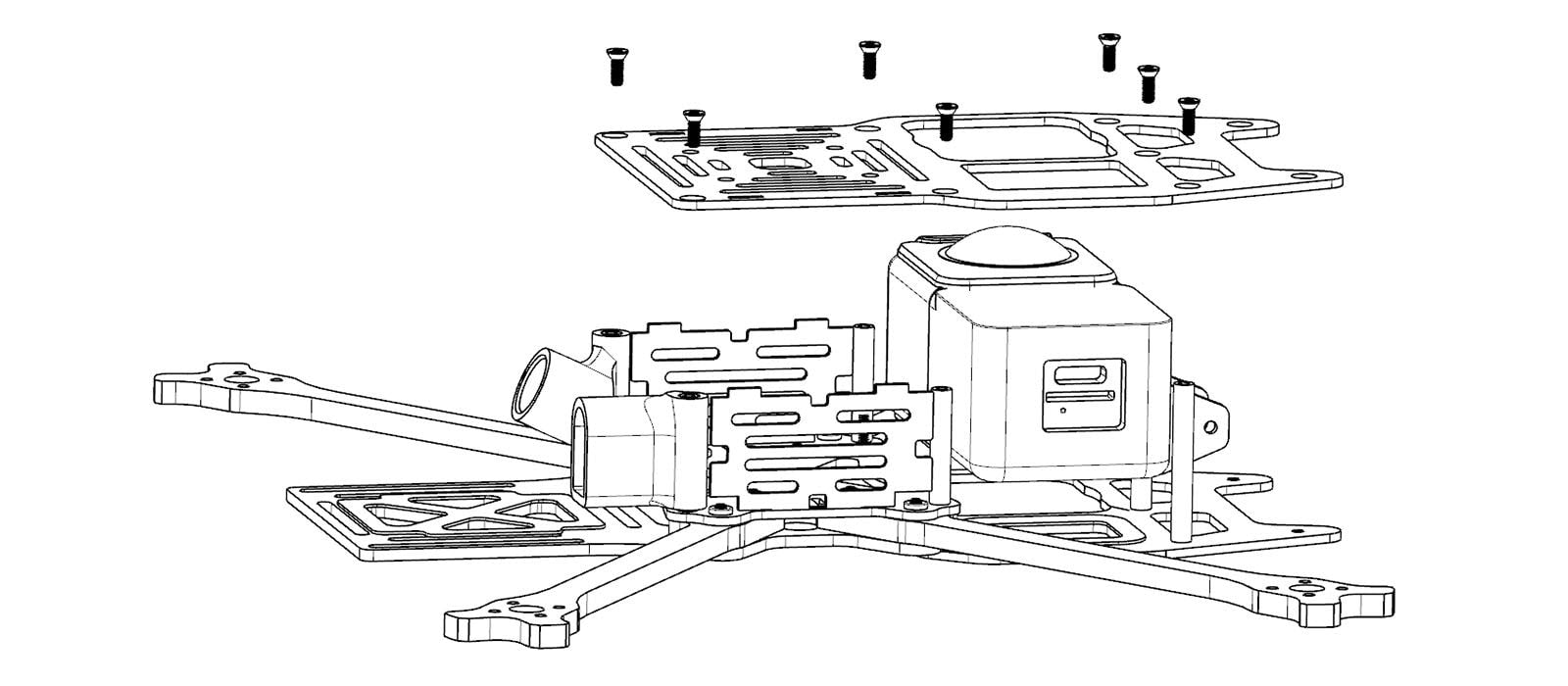 BetaFPV X-Knight 360 5" HD Digital FPV Frame