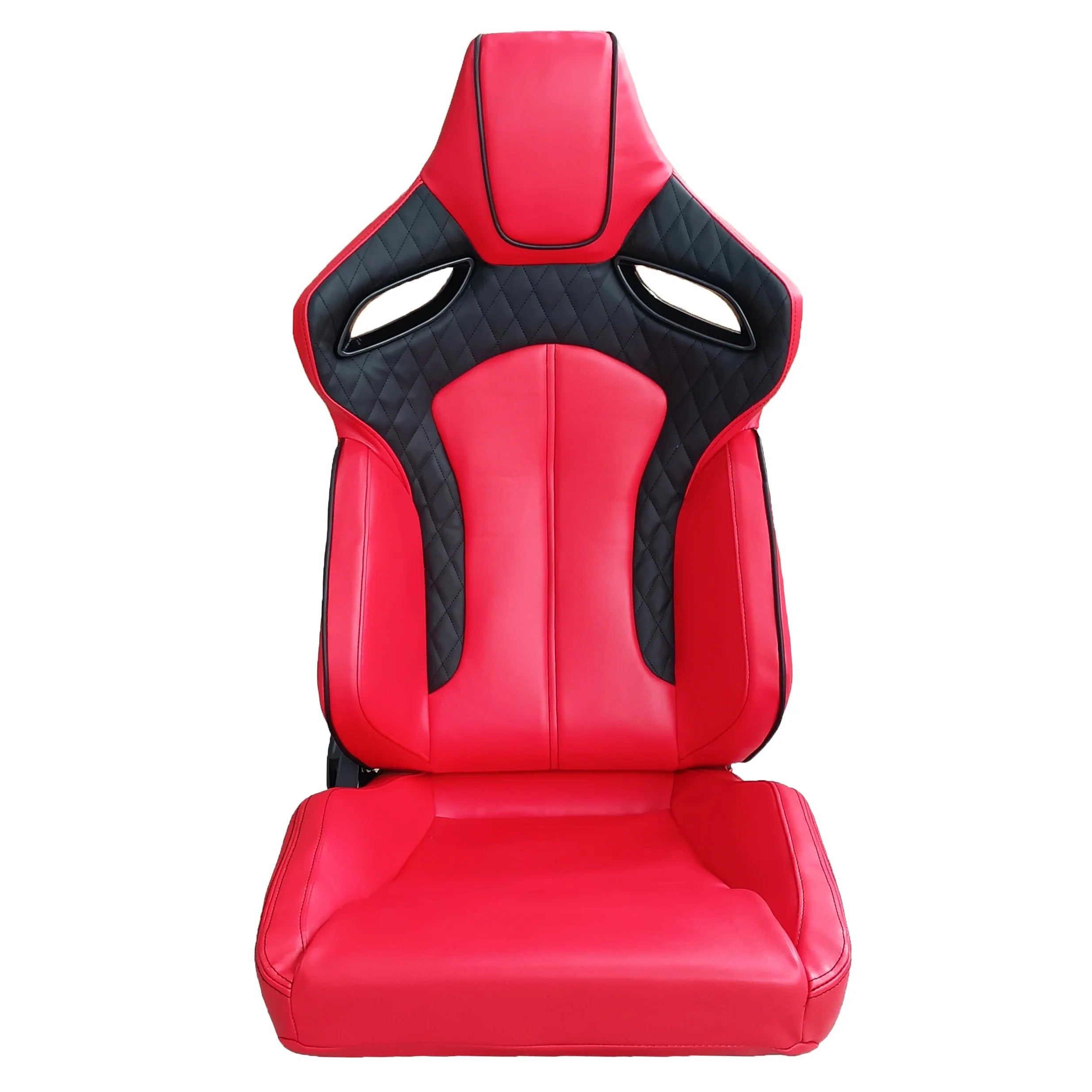 JIABEIR 9007 Red Leather Adjustable Interior Accessories Simulator Sim Bucket Car Racing Seats