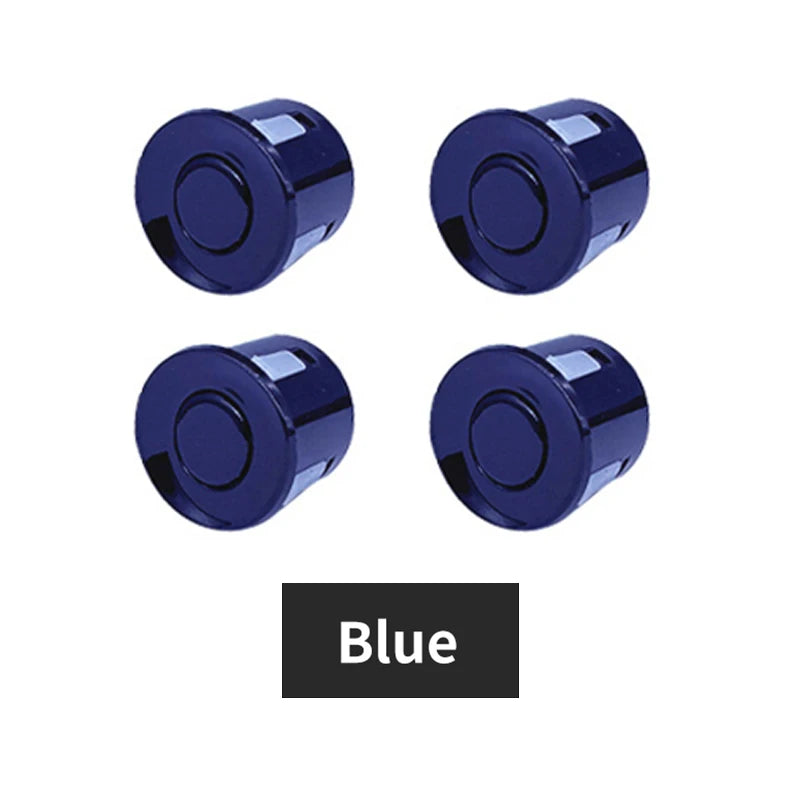 4PCS 22mm Ultrasonic Parking Sensors Reverse Backup Radar System Choose From Red, Black, White, Silver, Gray, Gold, and More!
