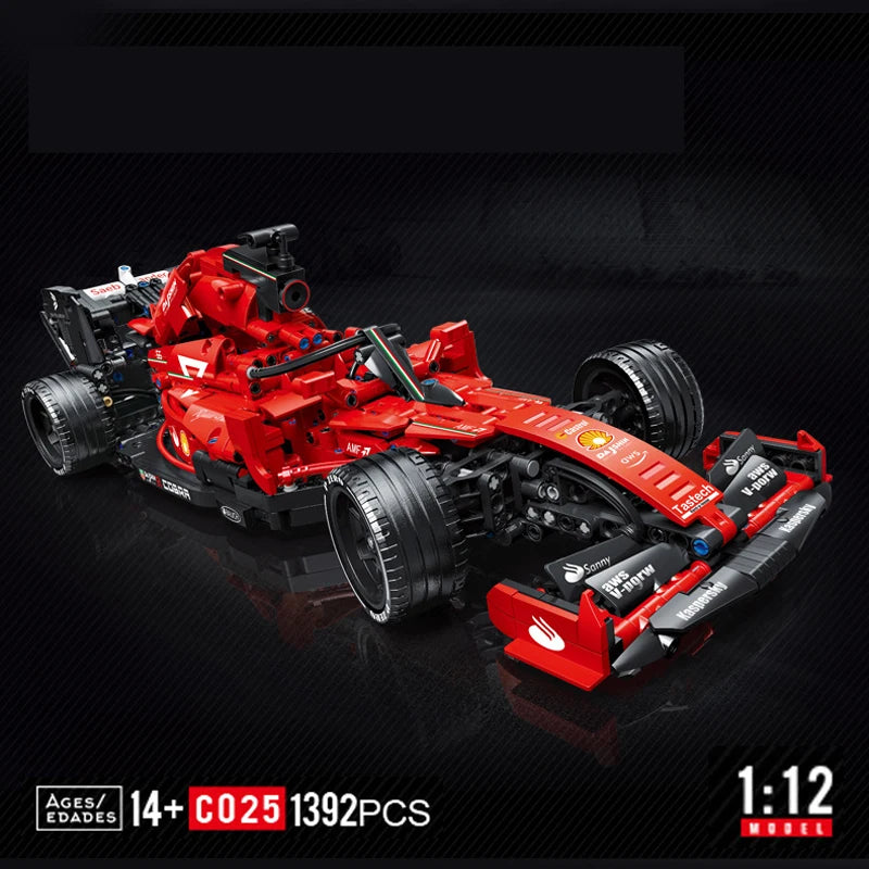 High-tech Building Blocks F1 Formula 1 Remote Control Super Speed Racing Model Rc Car Kid Toys and Moc Updated accessory package