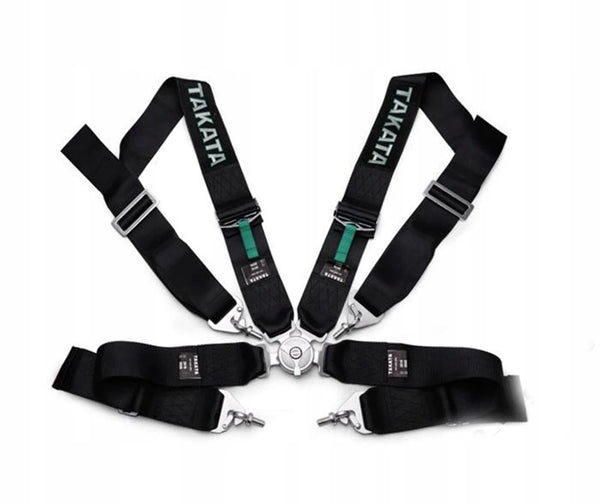 JDM TA Sabelt 3Inch Universal 4 Point Mounting Racing Sabelt Seat Belt Safety Harness High Grade Strap Nylon Belts For VW Toyota