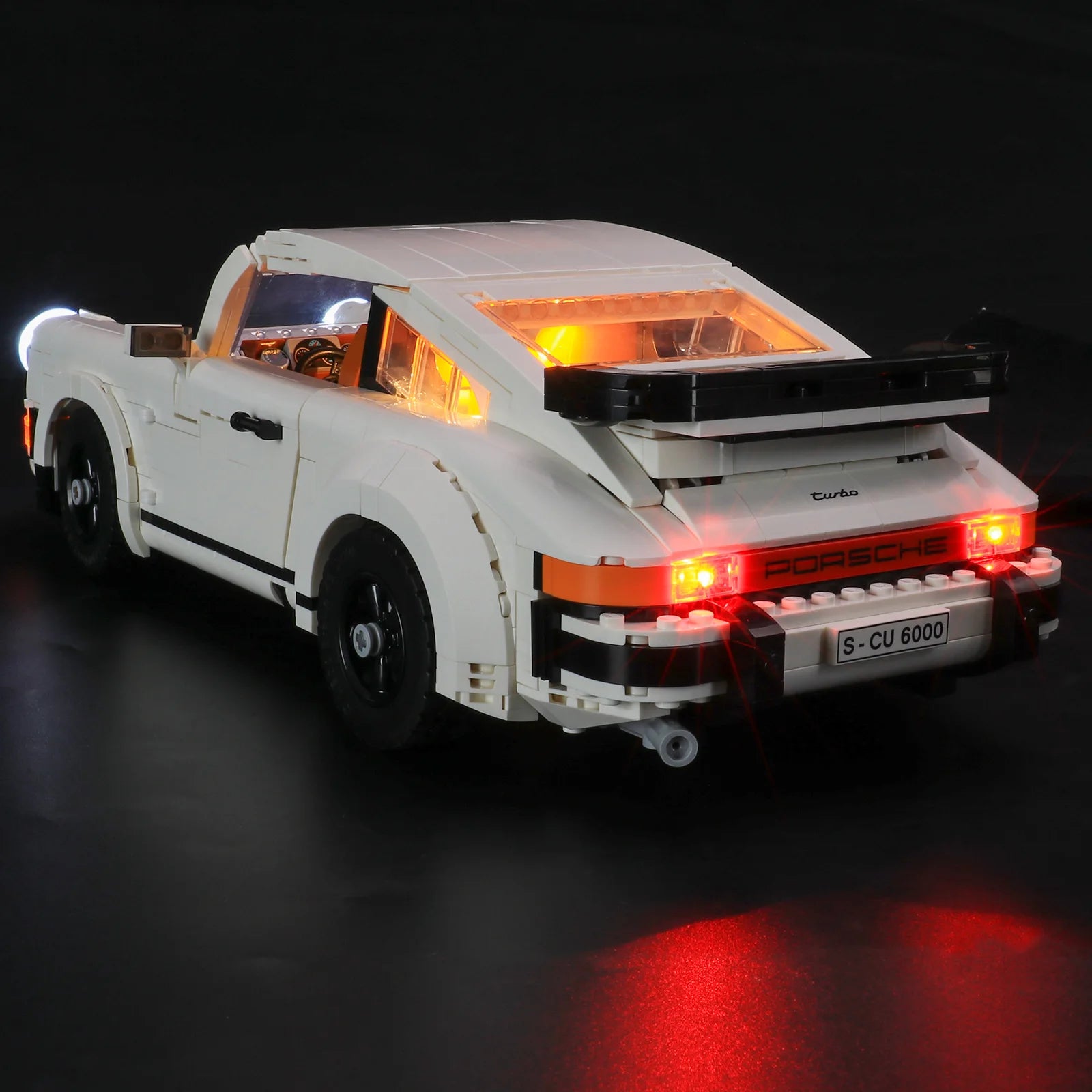 Hprosper LED Light For 10295 Creator Expert Porsche 911 Car Decorative Lamp With Battery Box (Not Include Lego Building Blocks)