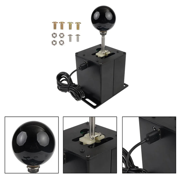 USB Simulator Shifter Hall Sensor For Logitech G29/G25/G27/G920 T300RS/GT H Gear Shifter For ETS2 WRC PC Sim Racing Games 6R/7R