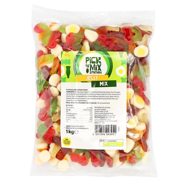 1kg Jelly Sweets Mix Bag