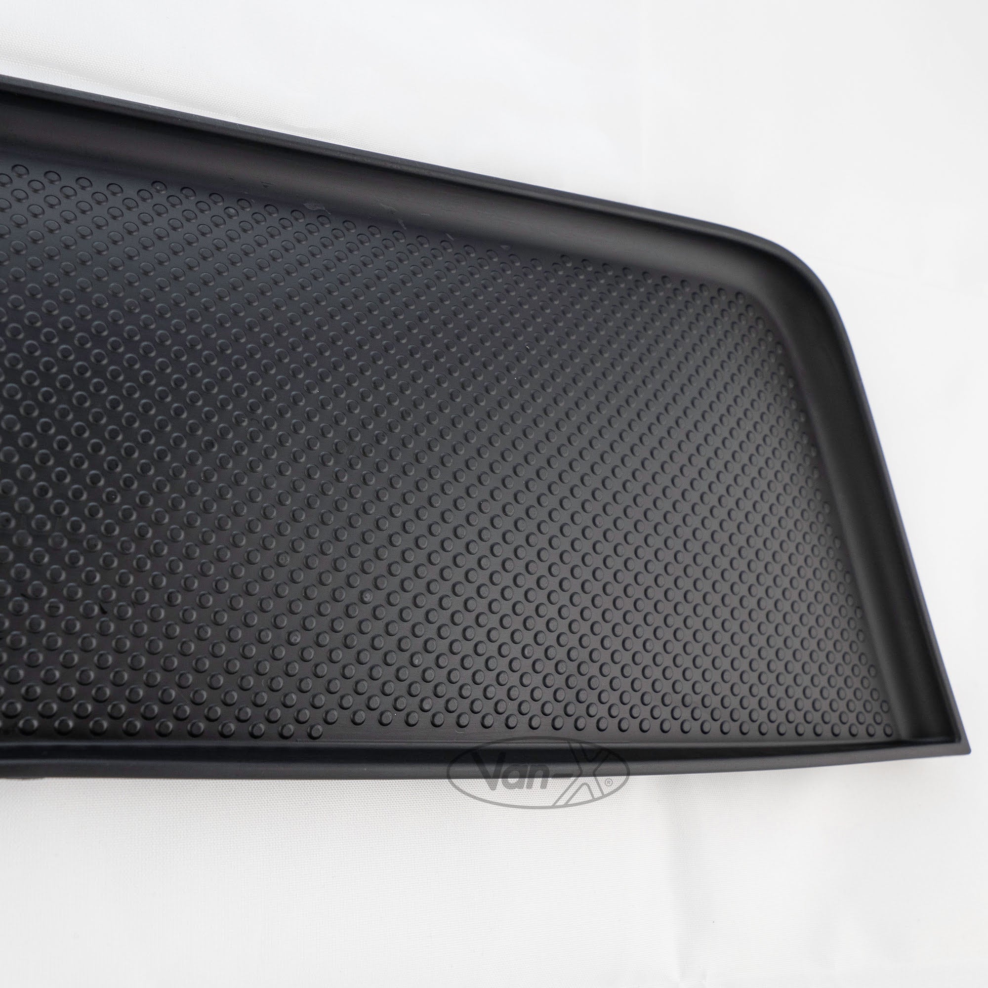 For VW T5, T5.1 Door Pocket Inserts, Rubber, Door Liner (Black) Double Passenger + Driver Interior Styling