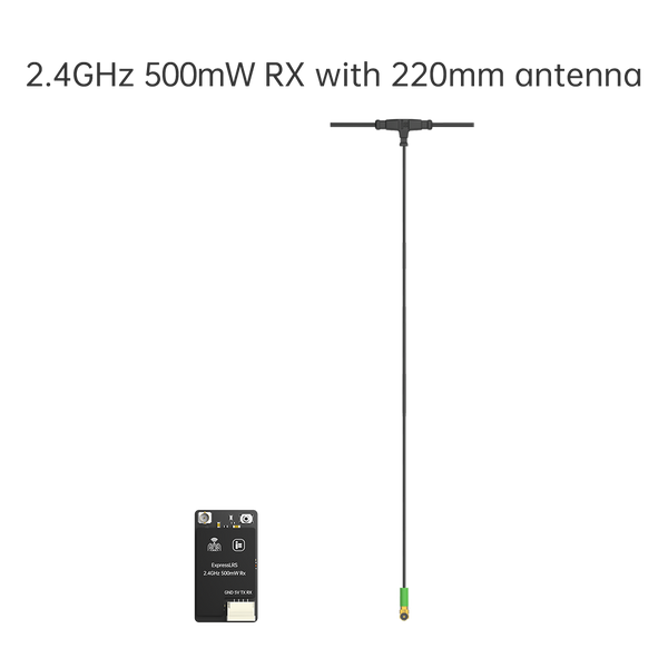 IFlight ExpressLRS 2.4Ghz ELRS 500mW Receiver (40mm Antenna)