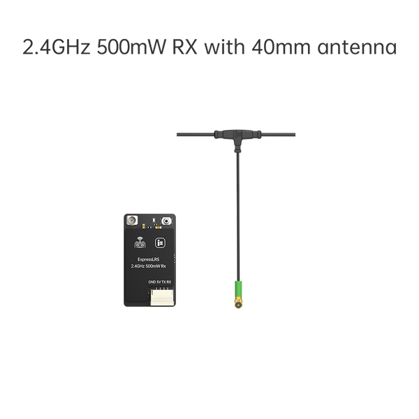IFlight ExpressLRS 2.4Ghz ELRS 500mW Receiver (40mm Antenna)