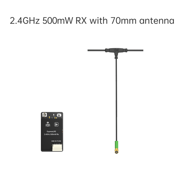 IFlight ExpressLRS 2.4Ghz ELRS 500mW Receiver (40mm Antenna)