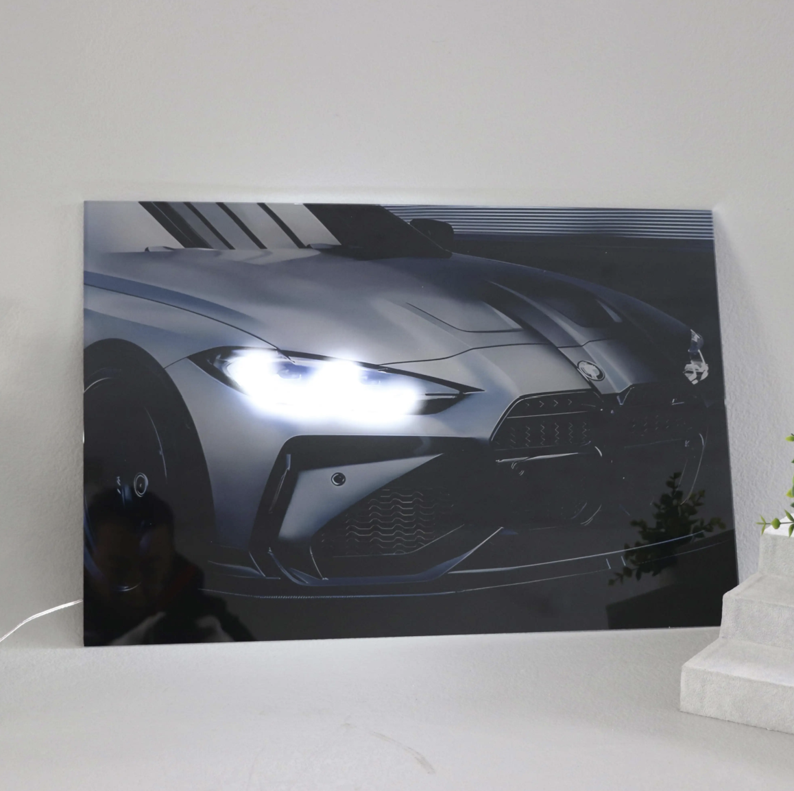 Custom LED Gloss Car Canvas Wall Art - Customise Yours / 60x40cm - DIVERSION