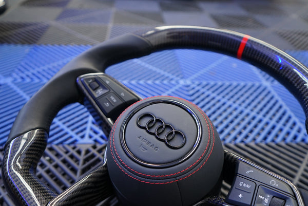 Audi TT MK3 Carbon Fibre Steering Wheel - SWAUTT1