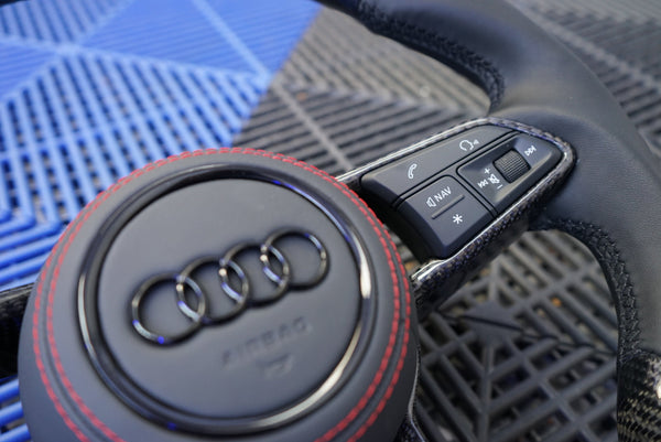Audi TT MK3 Carbon Fibre Steering Wheel - SWAUTT1