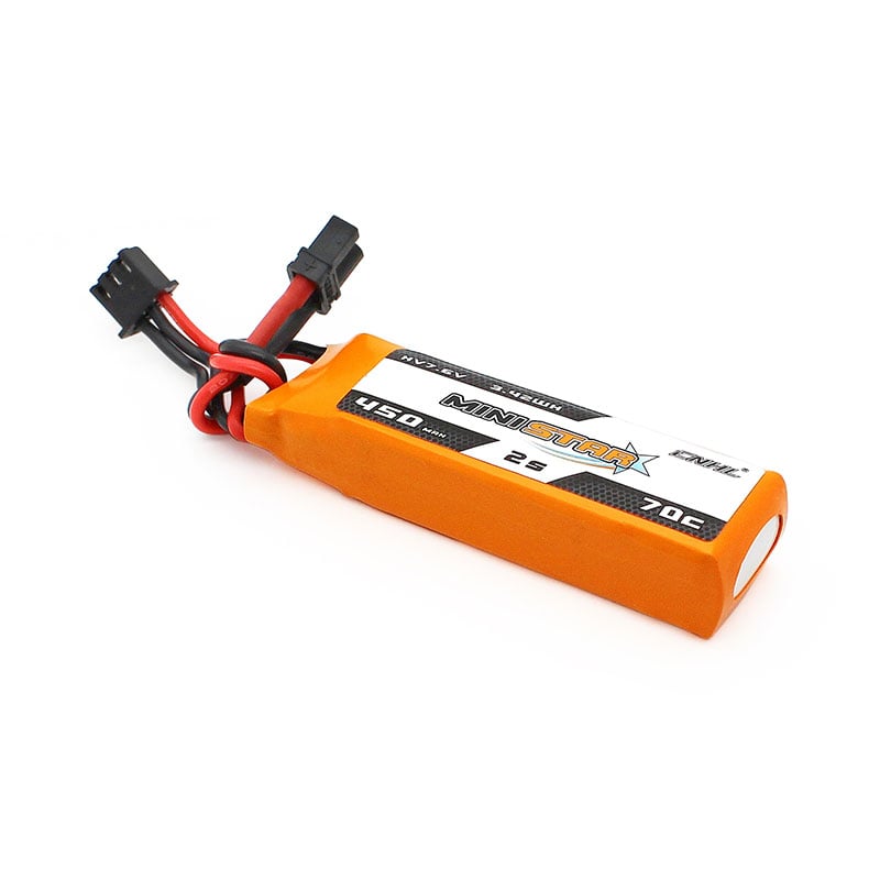 3x CNHL MiniStar HV 450mAh 7.6V 2S 70C Lipo Battery XT30