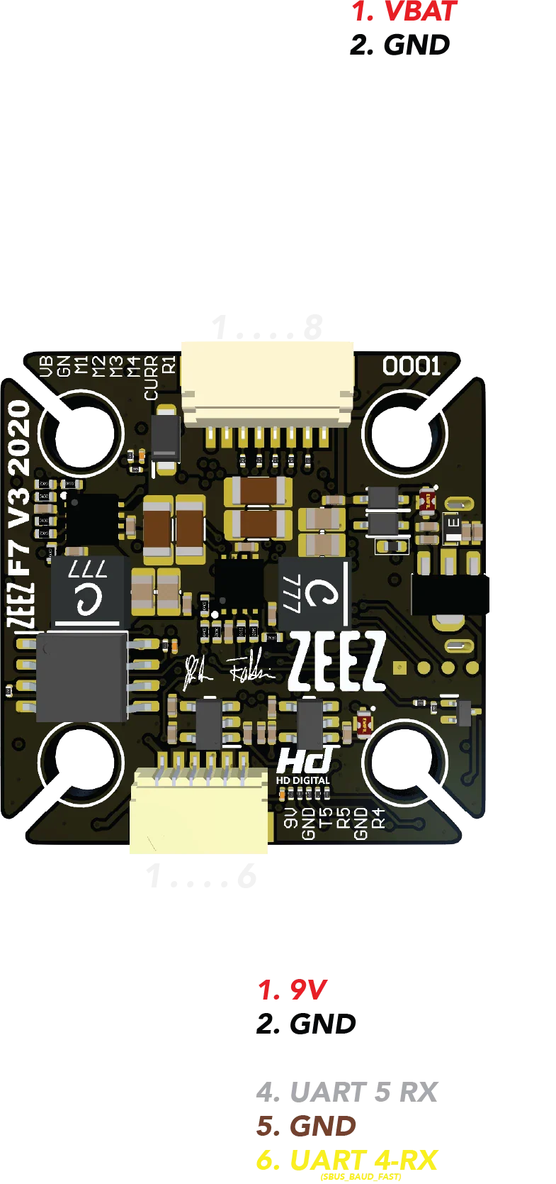 Zeez F7 2020 Betaflight Flight Controller V3 [SL4]