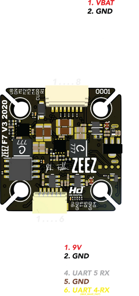 Zeez F7 2020 Betaflight Flight Controller V3 [SL4]