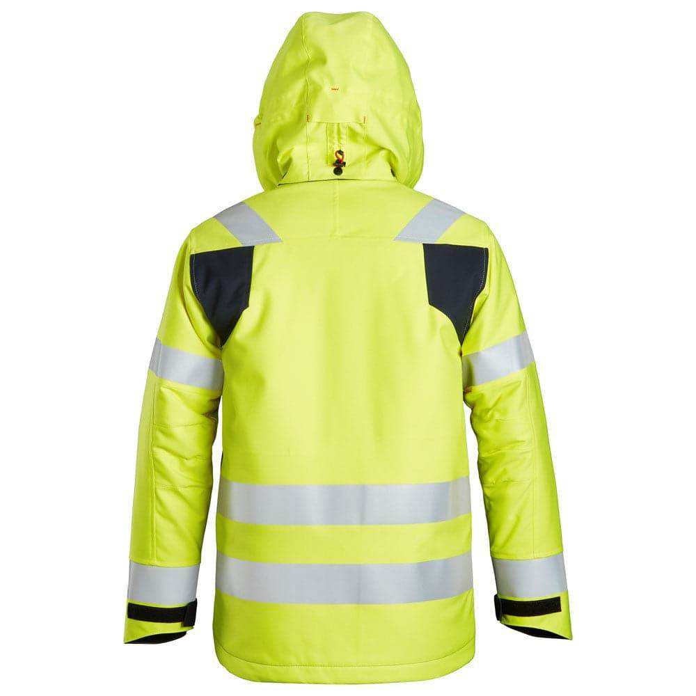 Snickers 1163 ProtecWork Insulated Hood Jacket, High-Vis Class 3