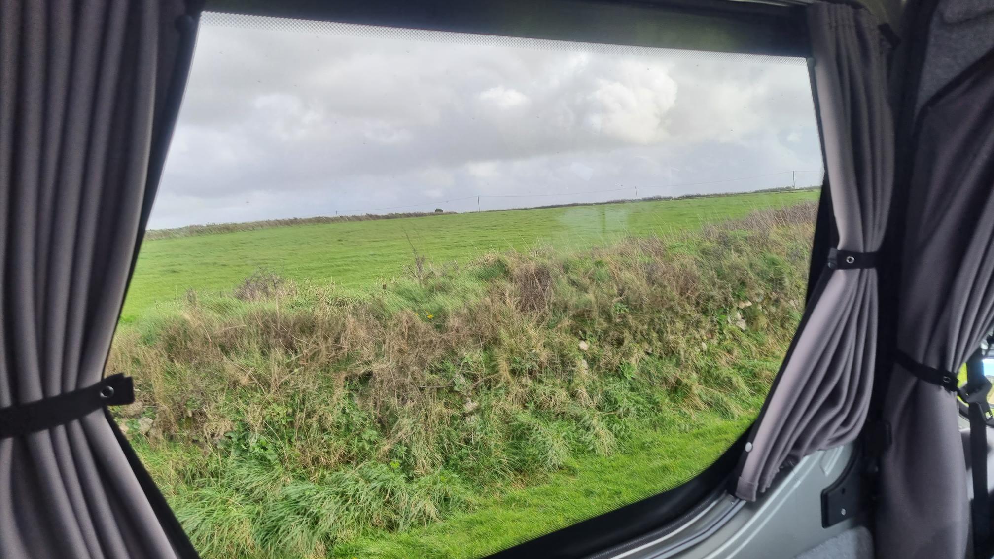 For Mercedes Vito MK2 Bare-Metal Interior Premium Window Curtains - Black/Grey - CREATE YOUR OWN BUNDLE! Van-X