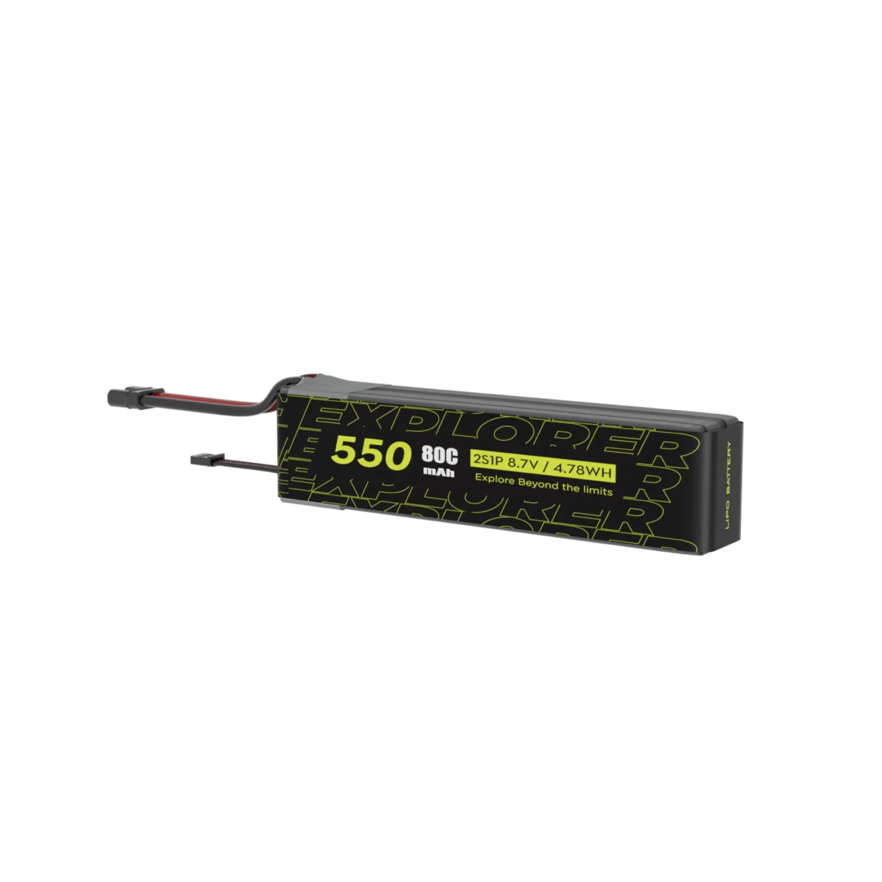 2pc Explorer 550mah HV 2S 80C Lipo Battery for Micro quad XT30