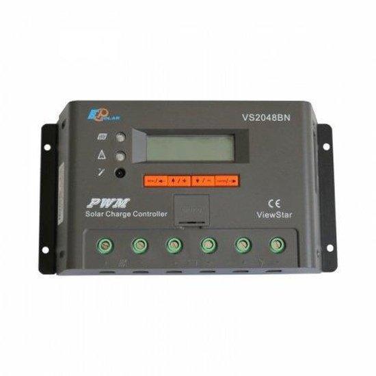20A PWM Solar Charge Controller with LCD (12–48V) | 4Boats