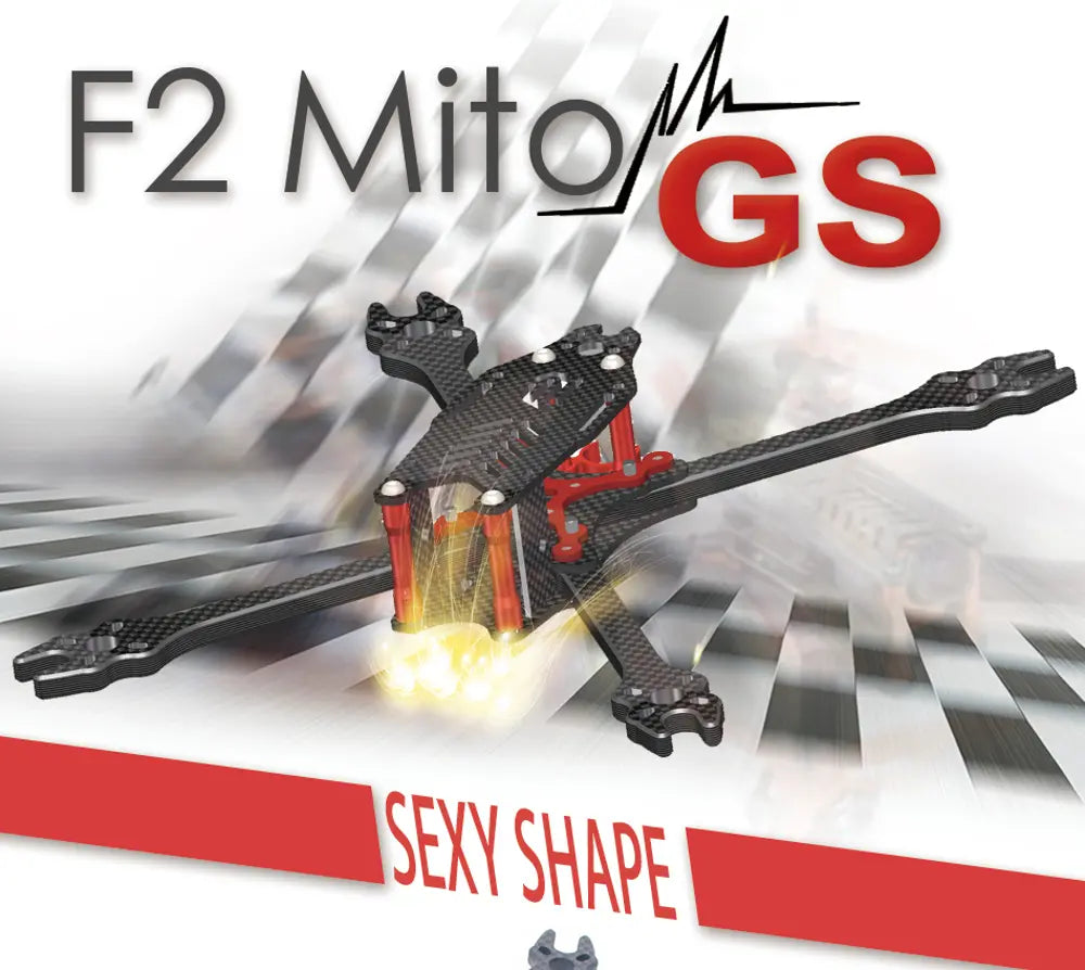 F2 Mito GS FPV Quadcopter Frame