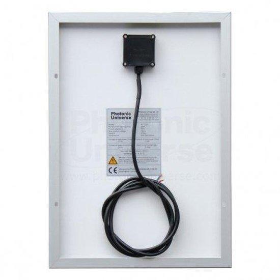 20W 12V Solar Charging Kit with 5A Controller & Clips | 4Boats