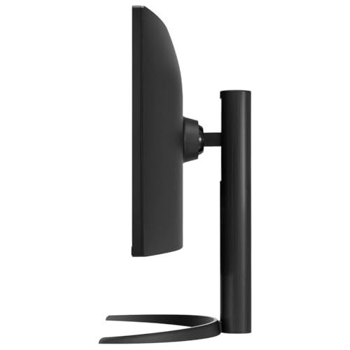 LG Electronics Curved UltraWide Monitor 34WR55QK, 34 inch, 1440p, 100Hz, 5ms Response Time, VA Panel, Smart Energy Saving, USB-C (65W Power Delivery), Displayport, HDMI