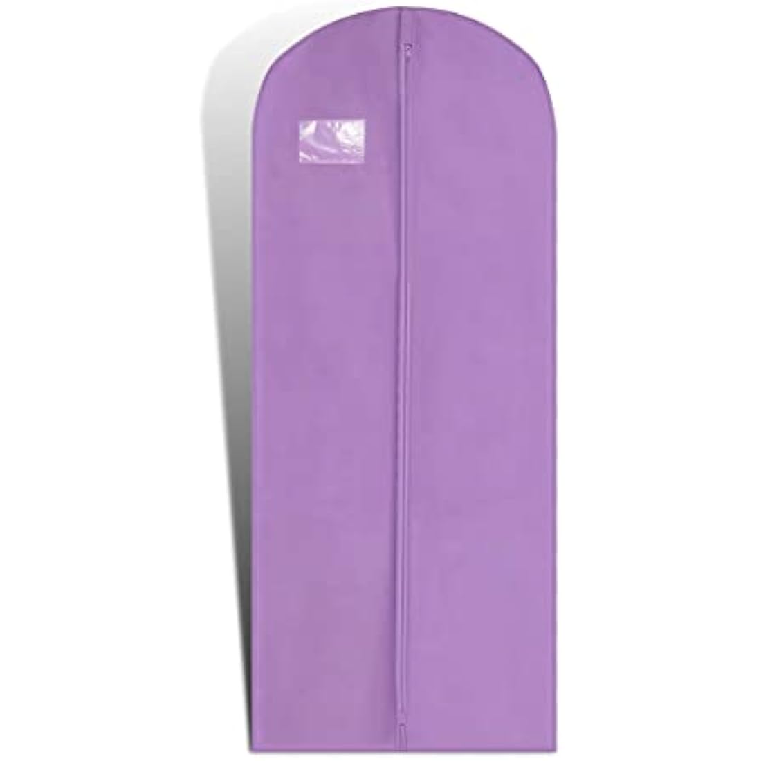HOESH UK Women 60 & 72 Inches Breathable Bridesmaids Long Zip Wedding Dress Prom Gown Cover Garment Bags (Lilac, 24 x 72 inches)