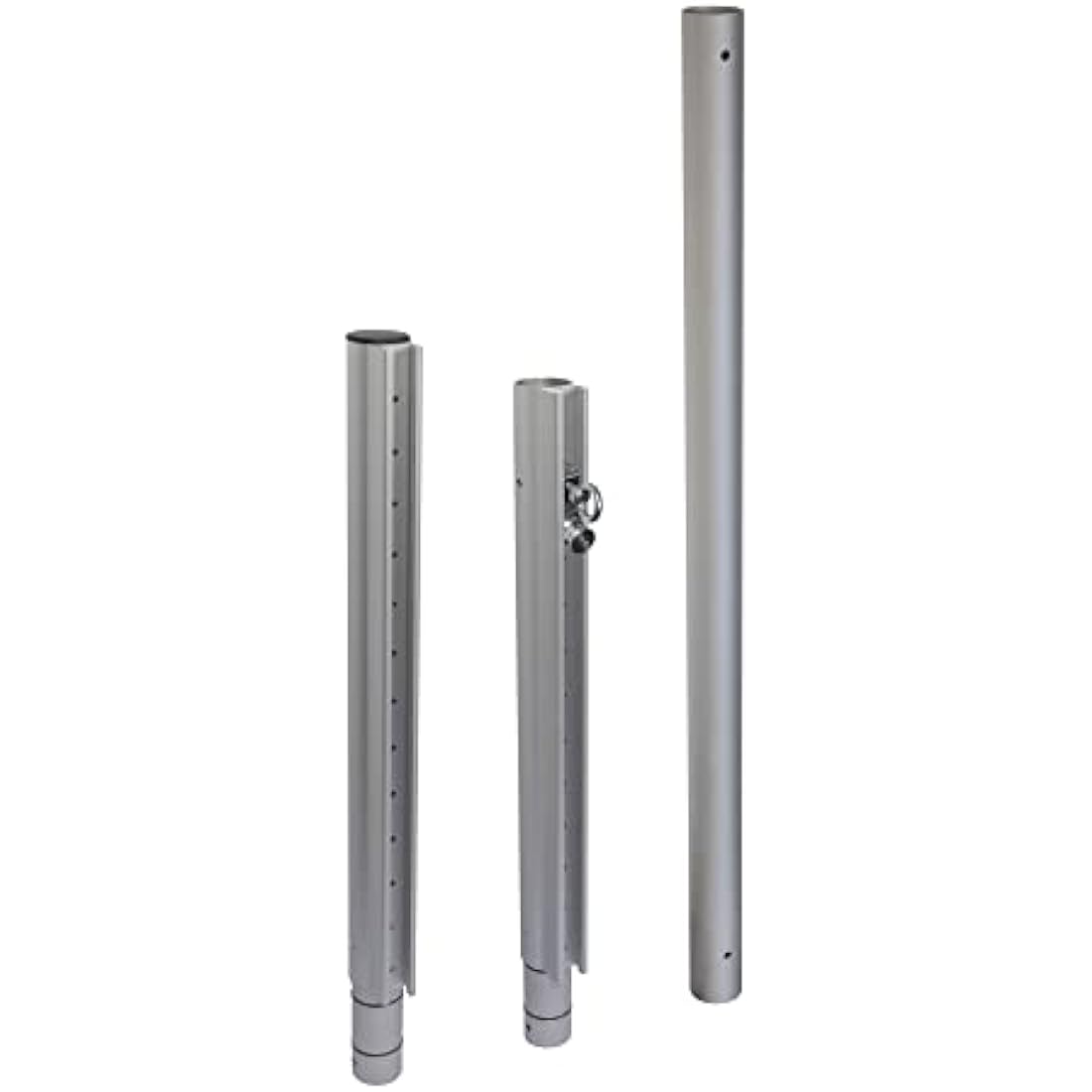 Windhager 10703 Premium Sun Sail Pole Height Adjustable Steel Pole for Sun Sail Rustproof Mast Height Max. 242.5 cm