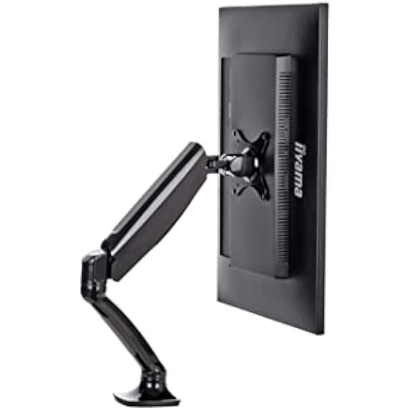 iiyama DS3001C-B1 Single Gas Spring Desk Mounting Arm - Black