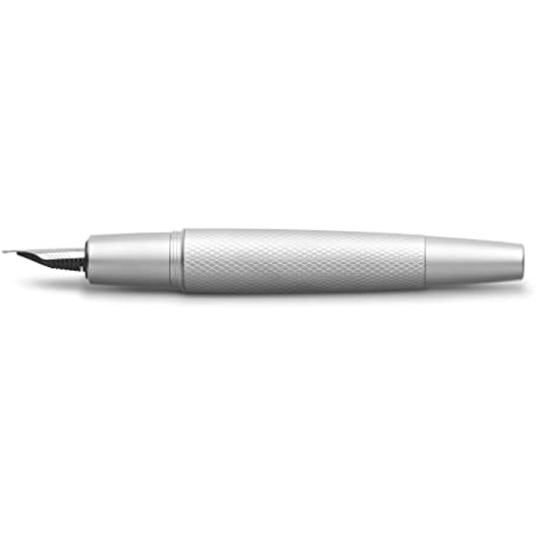 Faber-Castell E-motion M Fountain Pen - Pure Silver,148670