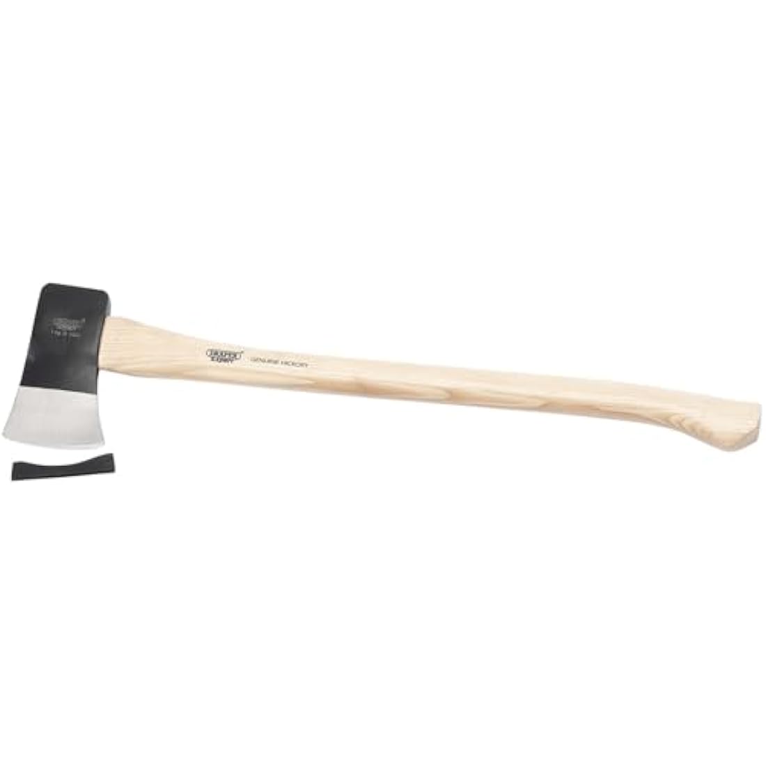 Draper Expert 1.1 kg Yankee Feeling Axe | 2.5lb Straight Grain Hickory Shafted Wood Chopping Hatchet | Ergonomic Wood Grip | 83978