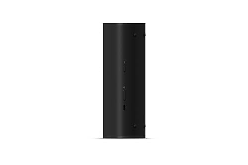 Sonos Roam 2 | Lightweight Portable Waterpoof Speaker with Bluetooth, WiFi, 10 hour battery life and Voice Control for Home and Outdoor Use - Black