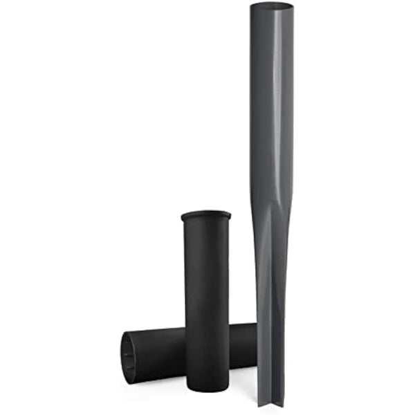 Flatro Rotary Washing Line Spike - Heavy Duty Powder Coated Metal Ground Spike for Rotary Washing Line with Two Plastic Adapters, Rotary Airer Ground Spike for Parasol - fit 32, 40, and 50mm