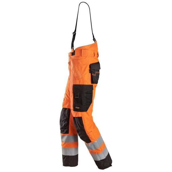 Snickers 6630 High-Vis Class 2 Waterproof 37.5® 2-Layer Light Padded Trousers