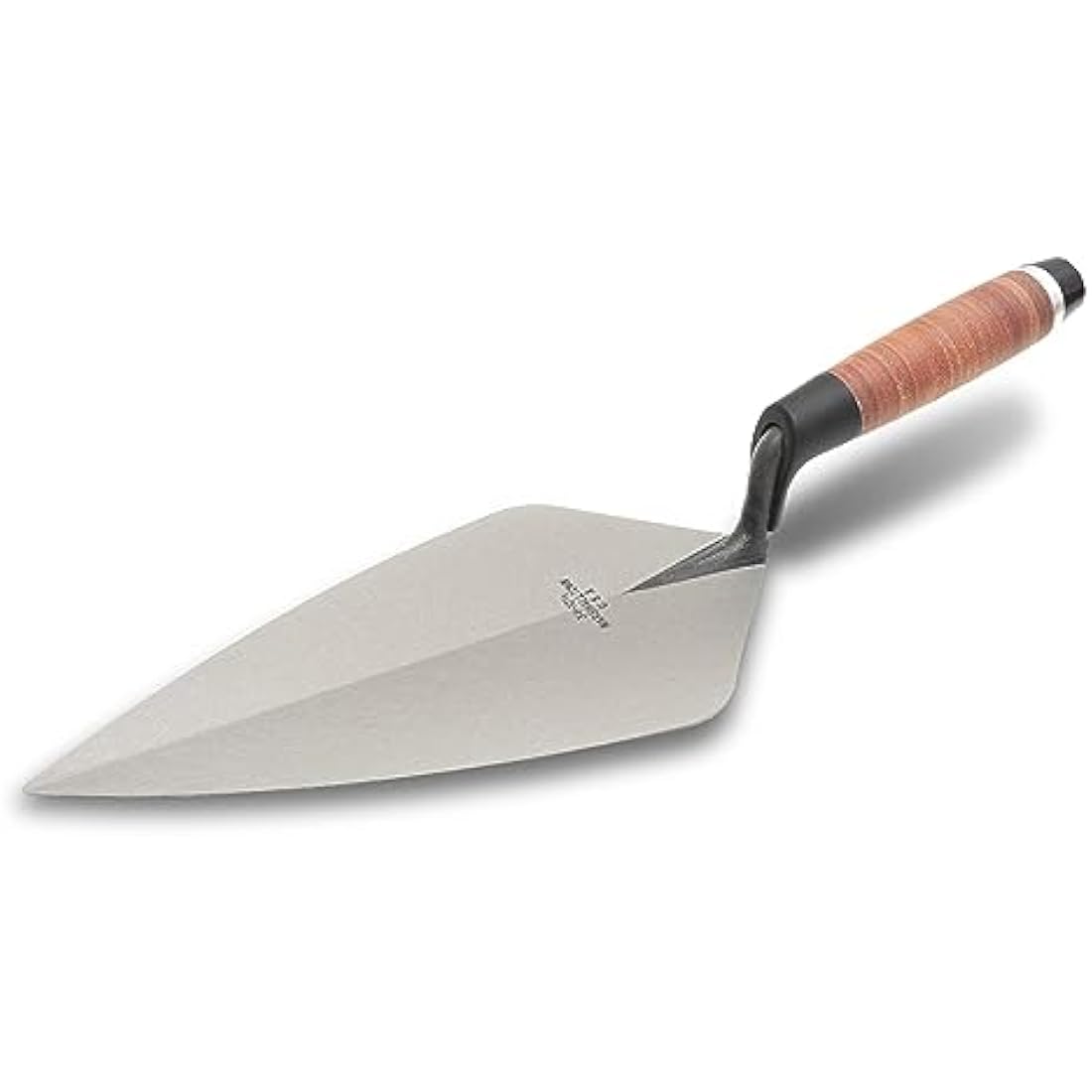 Marshalltown 34L11 Brick Trowel 11in - Leather Handle, Brown