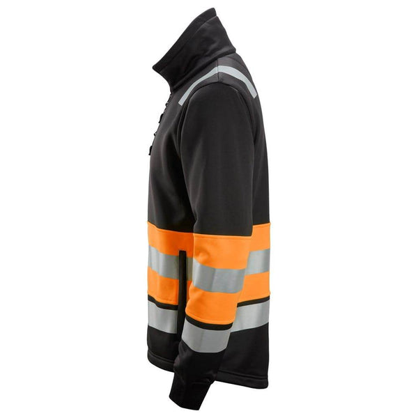 Snickers 8034 High-Vis Class 1 Full Zip Sweatshirt Jacket
