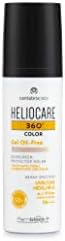 Heliocare 360 Color Gel Oil-Free Beige SPF 50 50ml / Gel Sunscreen For Face/Daily UVA UVB Visible Light Infrared-A Anti-Ageing Sun Protection/Matte Foundation Coverage